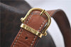 Authentic CELINE Macadam Blason Shoulder Cross Body Bag PVC Leather Brown 6590D