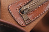 Authentic CELINE Macadam Blason Shoulder Cross Body Bag PVC Leather Brown 6590D