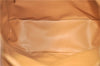 Authentic CELINE Macadam Blason Shoulder Cross Body Bag PVC Leather Brown 6590D