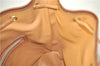 Authentic CELINE Macadam Blason Shoulder Cross Body Bag PVC Leather Brown 6590D