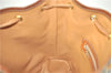 Authentic CELINE Macadam Blason Shoulder Cross Body Bag PVC Leather Brown 6590D