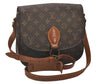 Authentic Louis Vuitton Monogram Saint Cloud GM M51242 Shoulder Cross Bag 6590I