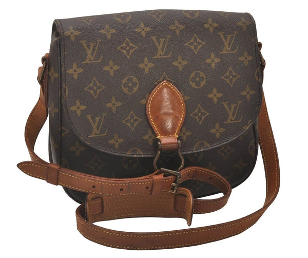 Authentic Louis Vuitton Monogram Saint Cloud GM M51242 Shoulder Cross Bag 6590I