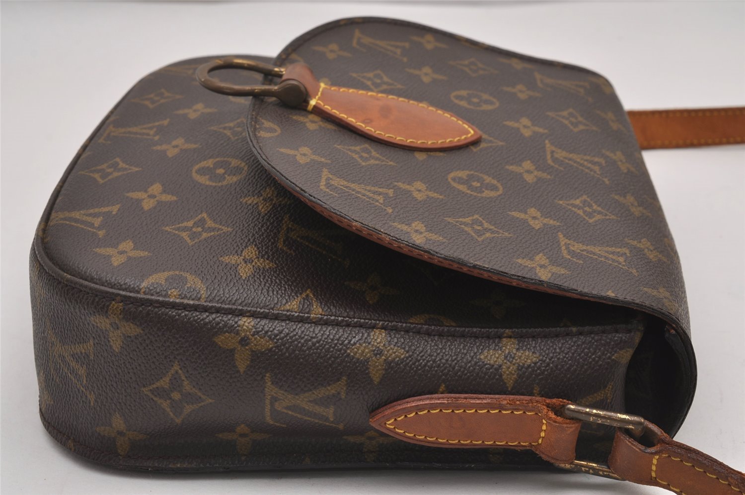 Authentic Louis Vuitton Monogram Saint Cloud GM M51242 Shoulder Cross Bag 6590I