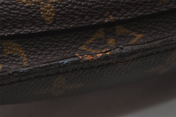 Authentic Louis Vuitton Monogram Saint Cloud GM M51242 Shoulder Cross Bag 6590I