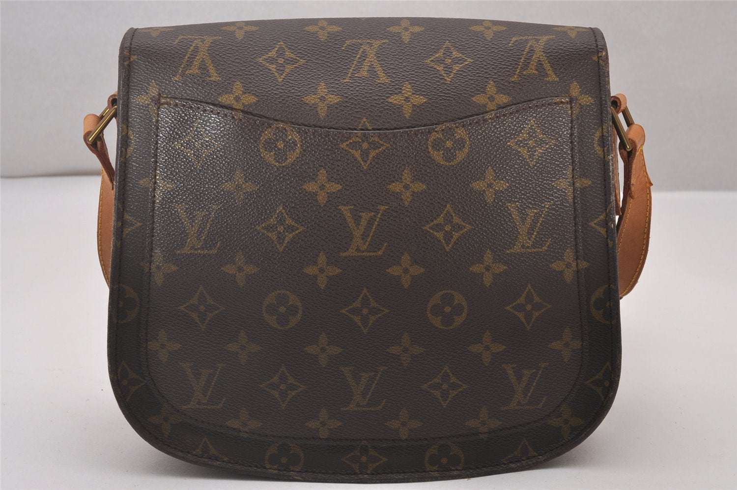 Authentic Louis Vuitton Monogram Saint Cloud GM M51242 Shoulder Cross Bag 6592I