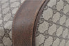 Authentic GUCCI Web Sherry Line Shoulder Cross Bag GG PVC Leather Brown 6593E
