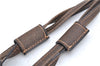 Authentic GUCCI Web Sherry Line Shoulder Cross Bag GG PVC Leather Brown 6593E