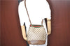 Authentic GUCCI Web Sherry Line Shoulder Cross Bag GG PVC Leather Brown 6593E