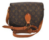 Authentic Louis Vuitton Monogram Saint Cloud GM M51242 Shoulder Cross Bag 6593I