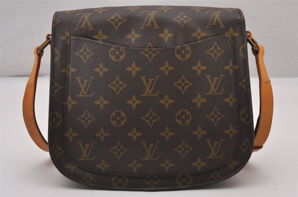 Authentic Louis Vuitton Monogram Saint Cloud GM M51242 Shoulder Cross Bag 6593I