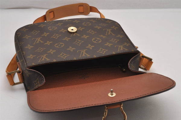 Authentic Louis Vuitton Monogram Saint Cloud GM M51242 Shoulder Cross Bag 6593I