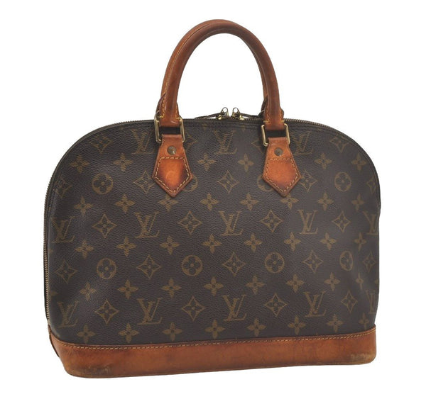 Authentic Louis Vuitton Monogram Alma Hand Bag Purse M51130 LV 6595I