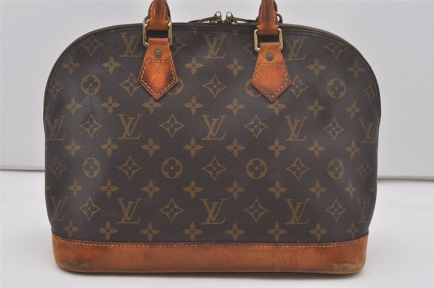 Authentic Louis Vuitton Monogram Alma Hand Bag Purse M51130 LV 6595I
