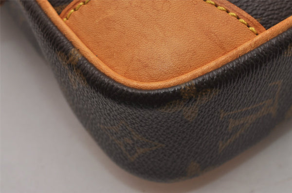 Authentic Louis Vuitton Monogram Danube Shoulder Cross Body Bag M45266 LV 6596I