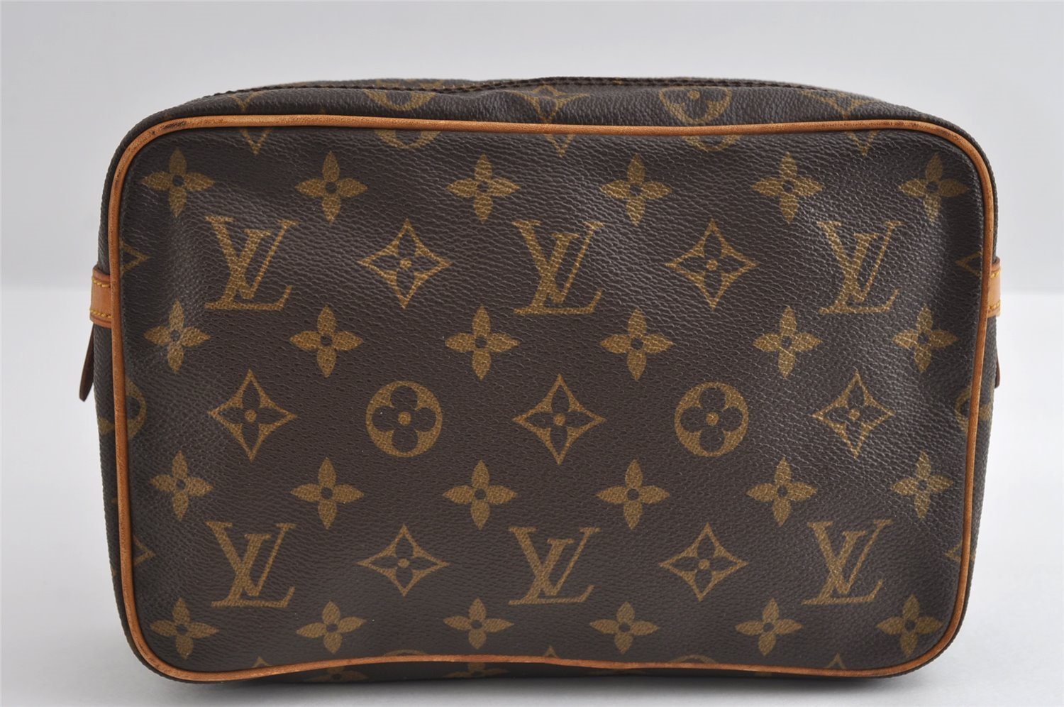 Authentic Louis Vuitton Monogram Compiegne 23 Clutch Hand Bag M51847 LV 6598I