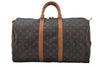 Authentic Louis Vuitton Monogram Keepall 45 Travel Boston Bag M41428 LV 6600D