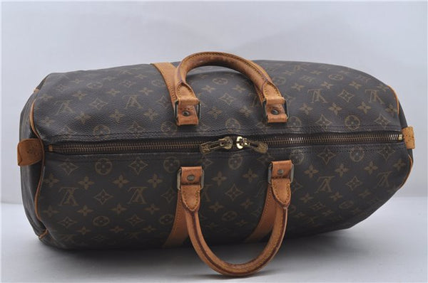 Authentic Louis Vuitton Monogram Keepall 45 Travel Boston Bag M41428 LV 6600D