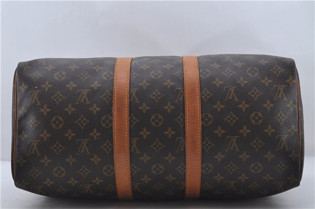 Authentic Louis Vuitton Monogram Keepall 45 Travel Boston Bag M41428 LV 6600D