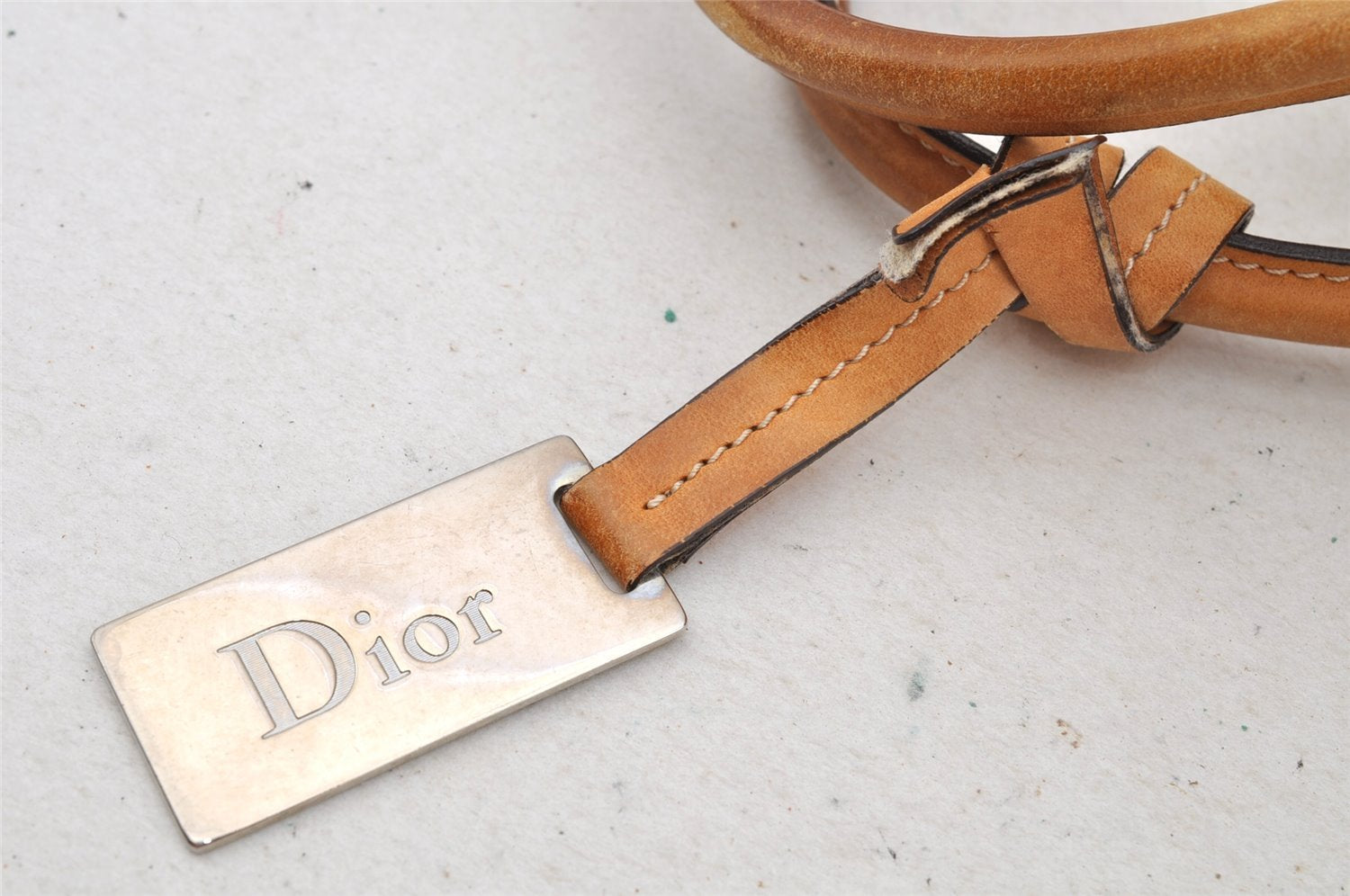 Authentic Christian Dior Shoulder Hand Bag Purse PVC Leather Multicolor CD 6600I