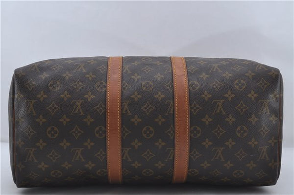 Authentic Louis Vuitton Monogram Keepall 45 Travel Boston Bag M41428 LV 6601D