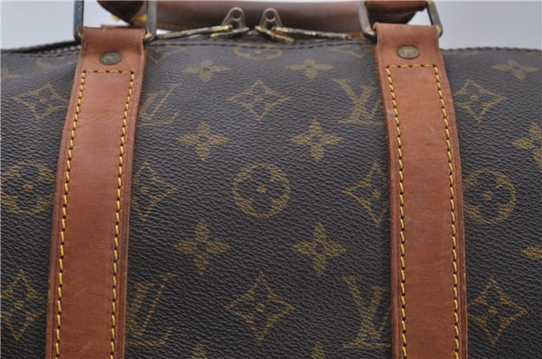 Authentic Louis Vuitton Monogram Keepall 45 Travel Boston Bag M41428 LV 6601D