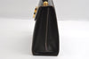 Authentic Salvatore Ferragamo Gancini Leather 2Way Shoulder Hand Bag Brown 6601I