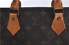 Authentic Louis Vuitton Monogram Sac Plat Hand Bag M51140 LV 6602D