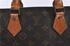 Authentic Louis Vuitton Monogram Sac Plat Hand Bag M51140 LV 6602D