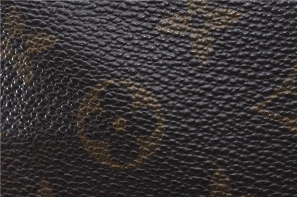 Authentic Louis Vuitton Monogram Sac Plat Hand Bag M51140 LV 6602D