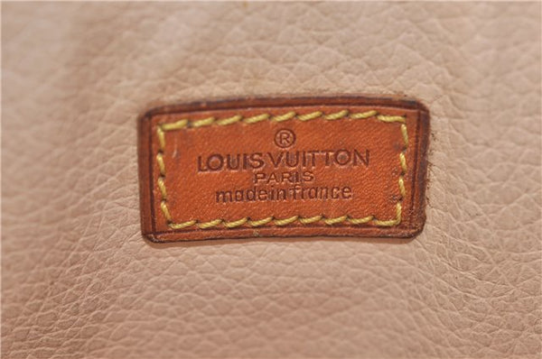 Authentic Louis Vuitton Monogram Sac Plat Hand Bag M51140 LV 6602D
