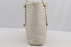 Authentic BOTTEGA VENETA Intrecciato Leather Shoulder Tote Bag Purse White 6602I