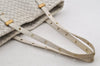Authentic BOTTEGA VENETA Intrecciato Leather Shoulder Tote Bag Purse White 6602I