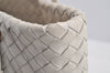 Authentic BOTTEGA VENETA Intrecciato Leather Shoulder Tote Bag Purse White 6602I