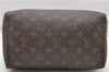 Authentic Louis Vuitton Monogram Speedy 25 Boston Hand Bag Purse M41528 LV 6604D