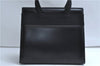 Authentic Salvatore Ferragamo Vintage Vara Ribbon Hand Bag Purse Black 6606E