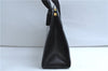 Authentic Salvatore Ferragamo Vintage Vara Ribbon Hand Bag Purse Black 6606E