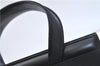 Authentic Salvatore Ferragamo Vintage Vara Ribbon Hand Bag Purse Black 6606E
