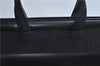 Authentic Salvatore Ferragamo Vintage Vara Ribbon Hand Bag Purse Black 6606E