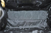 Authentic Salvatore Ferragamo Vintage Vara Ribbon Hand Bag Purse Black 6606E