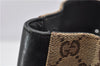 Authentic GUCCI Vintage Shoulder Bag GG Canvas Leather 0013746 Brown 6608F