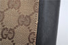 Authentic GUCCI Vintage Shoulder Bag GG Canvas Leather 0013746 Brown 6608F