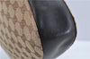 Authentic GUCCI Vintage Shoulder Bag GG Canvas Leather 0013746 Brown 6608F
