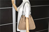Authentic GUCCI Vintage Shoulder Bag GG Canvas Leather 0013746 Brown 6608F