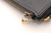 Authentic GUCCI GG Marmont Clutch Hand Bag Purse Leather 475317 Black 6609I
