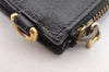Authentic GUCCI GG Marmont Clutch Hand Bag Purse Leather 475317 Black 6609I