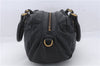 Authentic MARC JACOBS Leather 2Way Shoulder Hand Bag Black 6611D