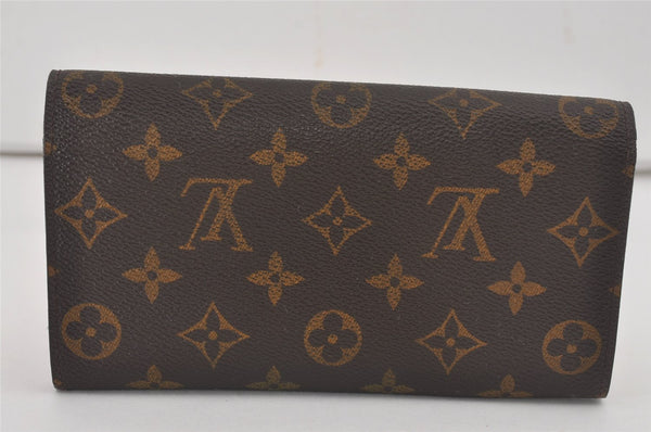 Auth Louis Vuitton Monogram Pochette Porte Monnaie Credit Wallet M61725 LV 6612I