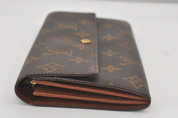 Auth Louis Vuitton Monogram Pochette Porte Monnaie Credit Wallet M61725 LV 6612I