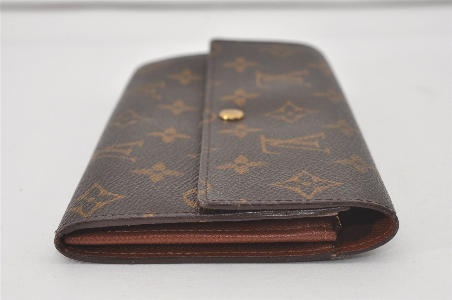 Auth Louis Vuitton Monogram Pochette Porte Monnaie Credit Wallet M61725 LV 6612I